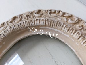 画像7: アンティークボウルガラス石膏フレーム