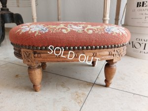 画像11: アンティークプチポワンフットレスト