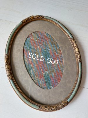 画像2: 花レリーフアンティーク額