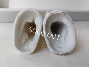 画像14: アンティークビスクペアエンジェル像