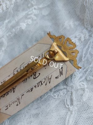 画像6: アンティーク小さなリボンフォトスタンド