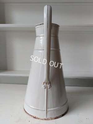 画像3: エトワール社ホーロー手描き花柄ピッチャー