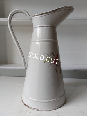 画像4: エトワール社ホーロー手描き花柄ピッチャー