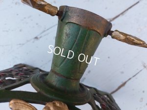 画像11: エンジェルとやどり木レリーフクリスマスツリースタンド