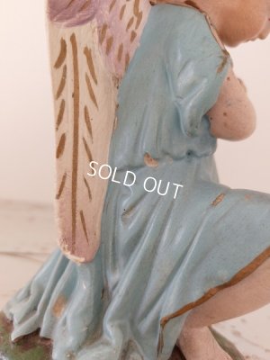 画像7: アンティーク石膏エンジェル像