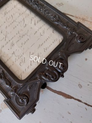 画像8: ナポレオン三世エボナイトリボンフォトスタンド