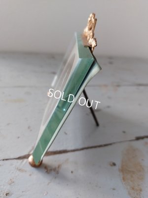 画像4: アンティーク横長ガラスリボンフォトスタンド