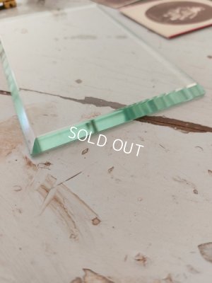 画像6: アンティーク横長ガラスリボンフォトスタンド