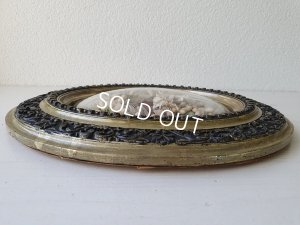 画像10: グローブドマリエワックスフラワー付ボウルガラスフレーム