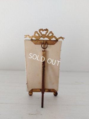 画像4: アンティーク厚ガラスリボンフォトスタンド