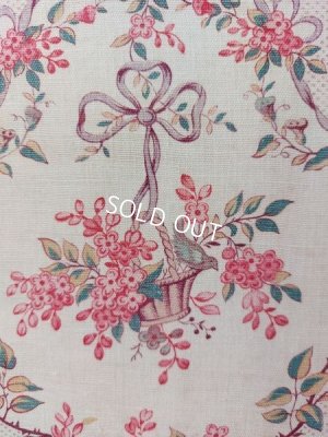 画像16: アンティークリボンと花かご柄カルトナージュ衝立