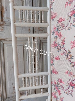 画像20: アンティークリボンと花かご柄カルトナージュ衝立