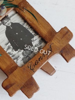 画像6: モシュリンヌすみれとミモザ柄小さなフォトスタンド