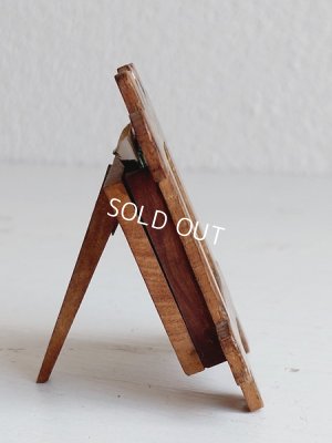 画像10: モシュリンヌすみれとミモザ柄小さなフォトスタンド