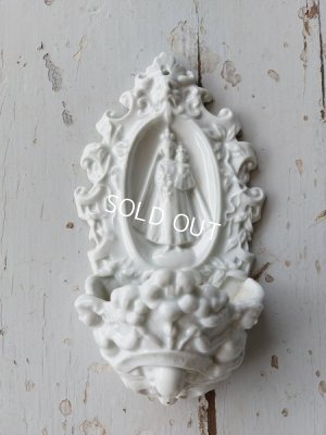 画像10: アンティーク聖母子聖水盤