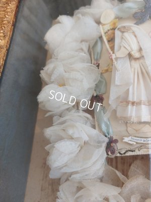 画像10: アンティークコミュニオン布花冠フレーム