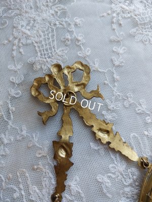 画像2: アンティークリボンローズガーランドフォトフレーム