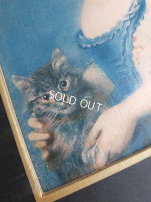 画像4: Jean-Baptiste Perronneau猫を抱くマドモワゼル画