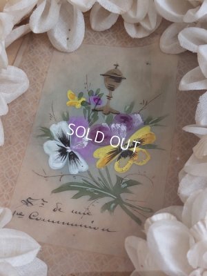 画像2: アンティークコミュニオン花冠額