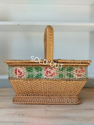 画像14: アンティークフランスローズバスケット