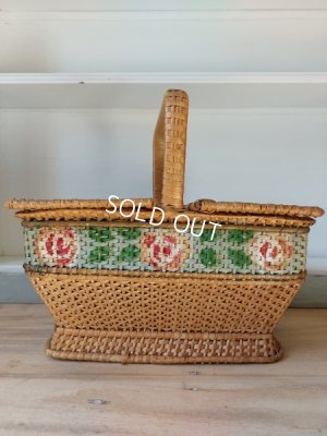 画像6: アンティークフランスローズバスケット