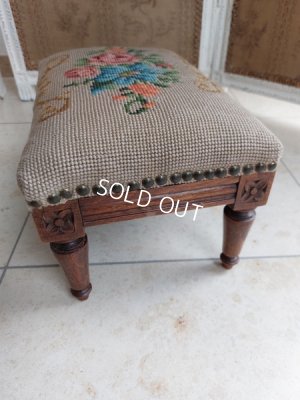 画像7: アンティークプチポワンフットレスト