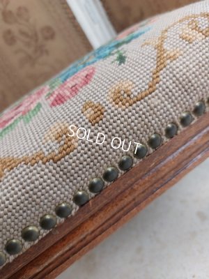 画像9: アンティークプチポワンフットレスト