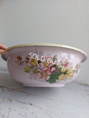 画像19: BFアンティークホーロー野ばら柄ウォッシュセット