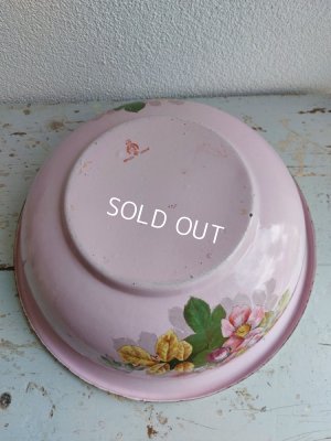 画像22: BFアンティークホーロー野ばら柄ウォッシュセット