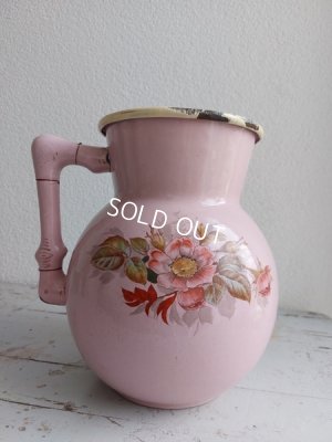 画像5: BFアンティークホーロー野ばら柄ウォッシュセット