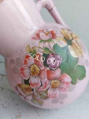 画像2: BFアンティークホーロー野ばら柄ウォッシュセット