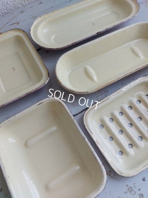 画像28: BFアンティークホーロー野ばら柄ウォッシュセット