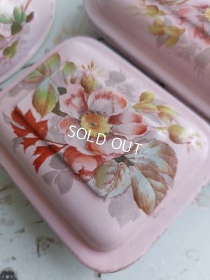 画像31: BFアンティークホーロー野ばら柄ウォッシュセット