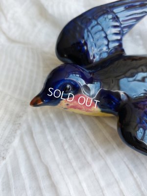 画像2: アンティーク陶器ツバメオーナメント