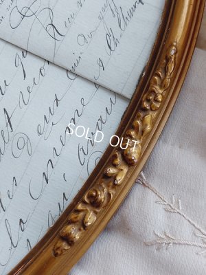 画像3: アンティークリボンオーバル形の額