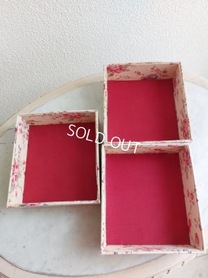 画像11: フレンチ花柄カルトナージュドロワー　