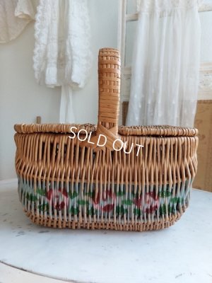 画像3: アンティークフレンチローズバスケット