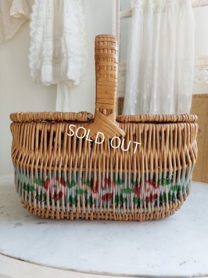 画像5: アンティークフレンチローズバスケット