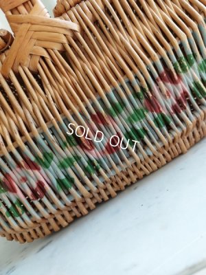 画像2: アンティークフレンチローズバスケット