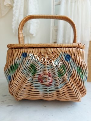 画像6: アンティークフレンチローズバスケット