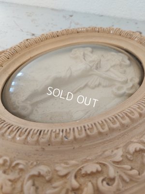 画像8: アンティークボウルガラス石膏フレーム