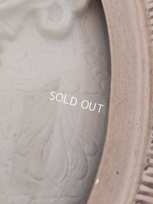 画像14: アンティークボウルガラス石膏フレーム