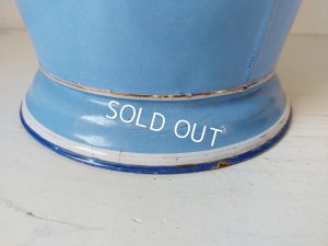 画像17: BFアンティークホーローローズ柄ペイル