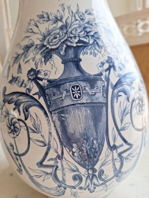 画像7: BF.Bostonローズ柄陶器ピッチャー&ベイスン