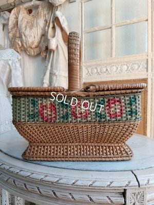 画像3: アンティークフレンチローズバスケット