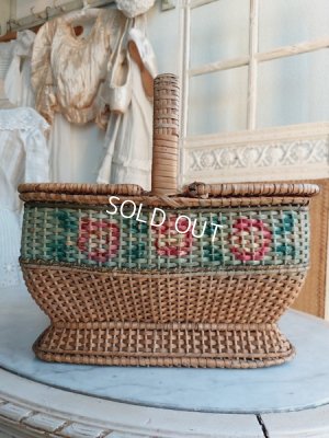 画像7: アンティークフレンチローズバスケット