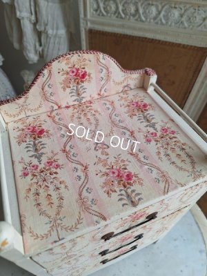 画像5: フレンチ花柄カルトナージュドロワー
