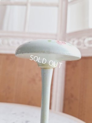 画像7: アンティークローズ柄手描きハットスタンド