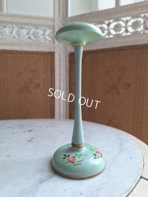 画像3: アンティークローズ柄手描きハットスタンド