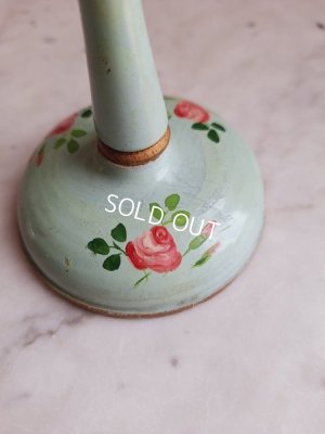 画像9: アンティークローズ柄手描きハットスタンド